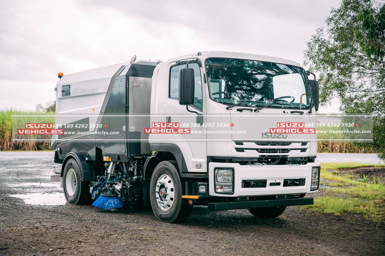 ISUZU Sweeper Trucks Shine in Belize: Paving the Way to Cleaner ...